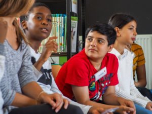 TADA-kinderen tijdens workshop